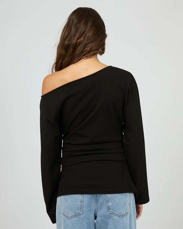 Silent Theory Soho Long Sleeve Tee Black