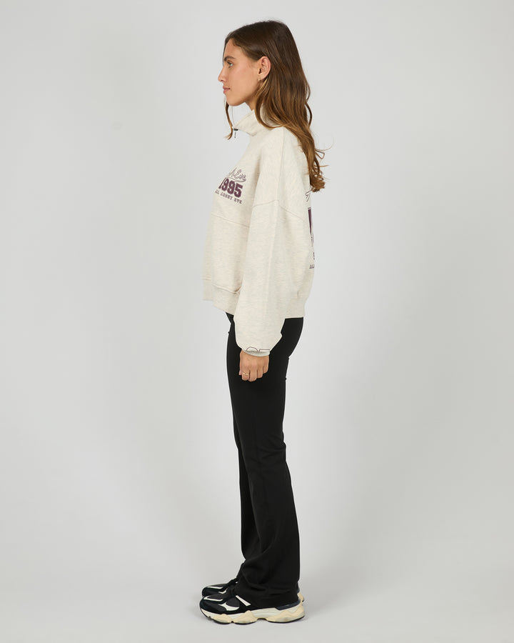 All About Eve Team 1/4 Zip - Oat