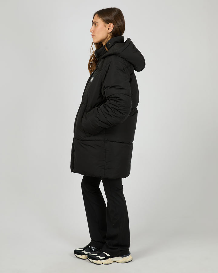 All About Eve Elevate Long Puffer Jacket - Black