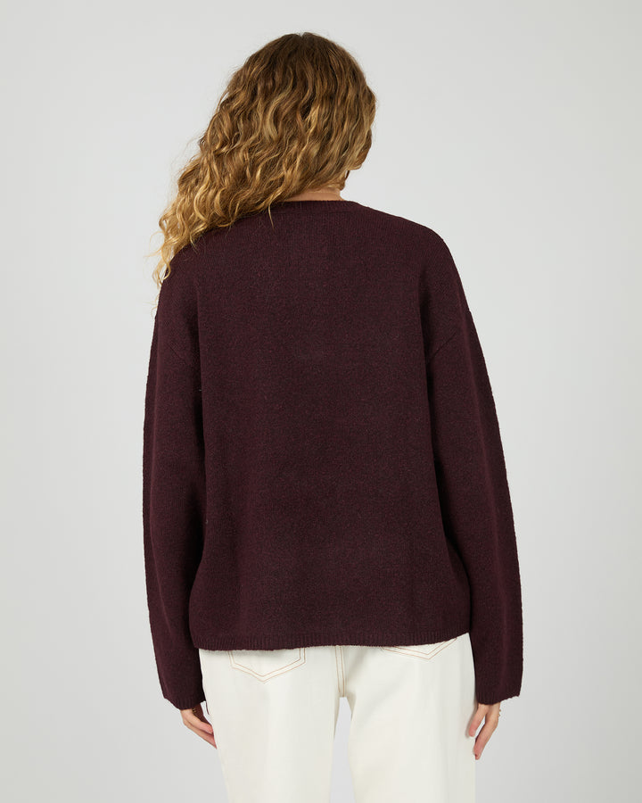 All About Eve Fillipa Knit - Wine