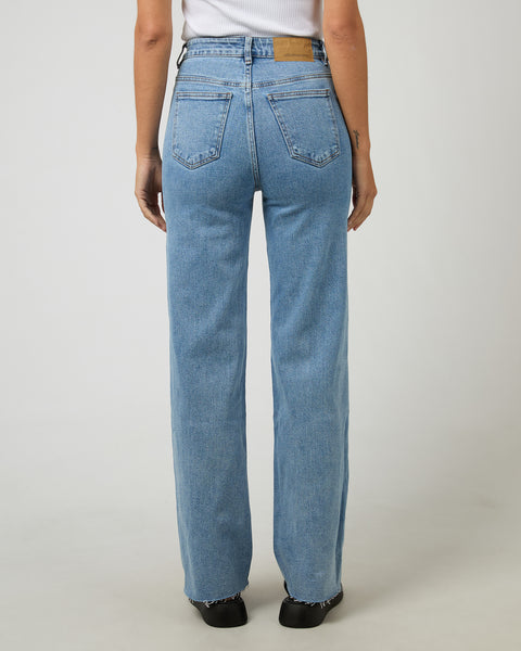All About Eve Gia High Rise Baggy - Light Blue