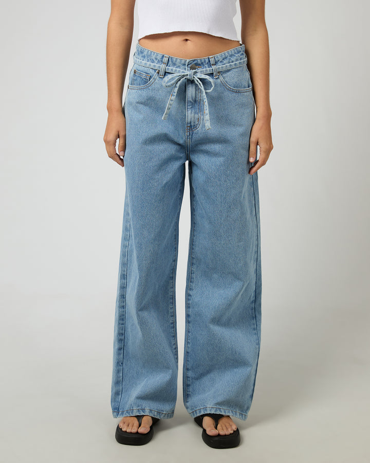 All About Eve Gia High Rise Baggy - Light Blue