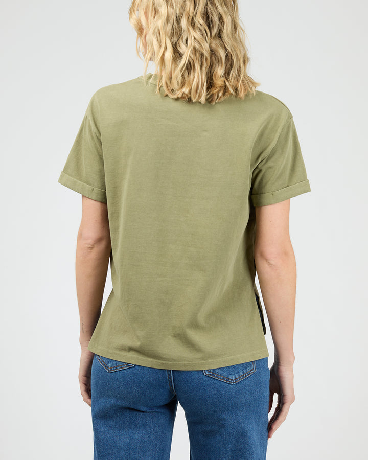 All About Eve Aae Washed Tee - Khaki