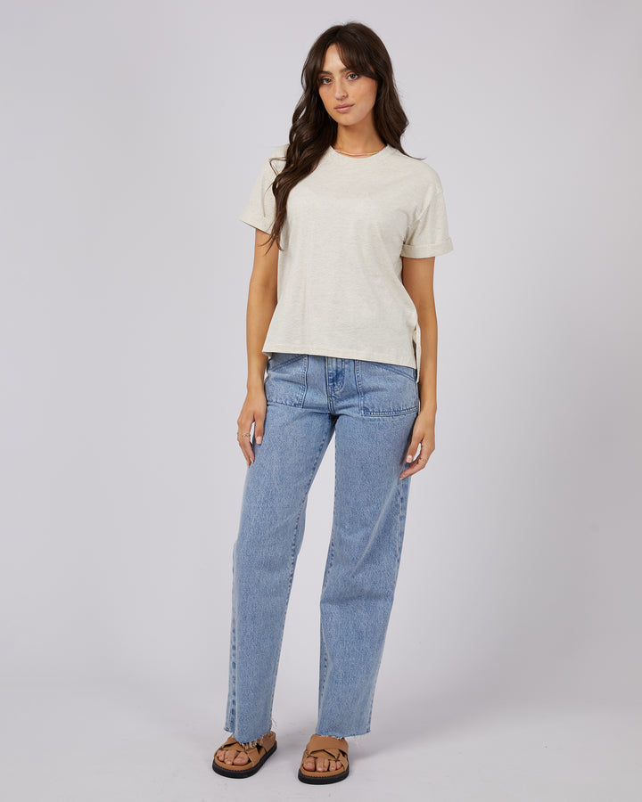 All About Eve Aae Washed Tee - Oat