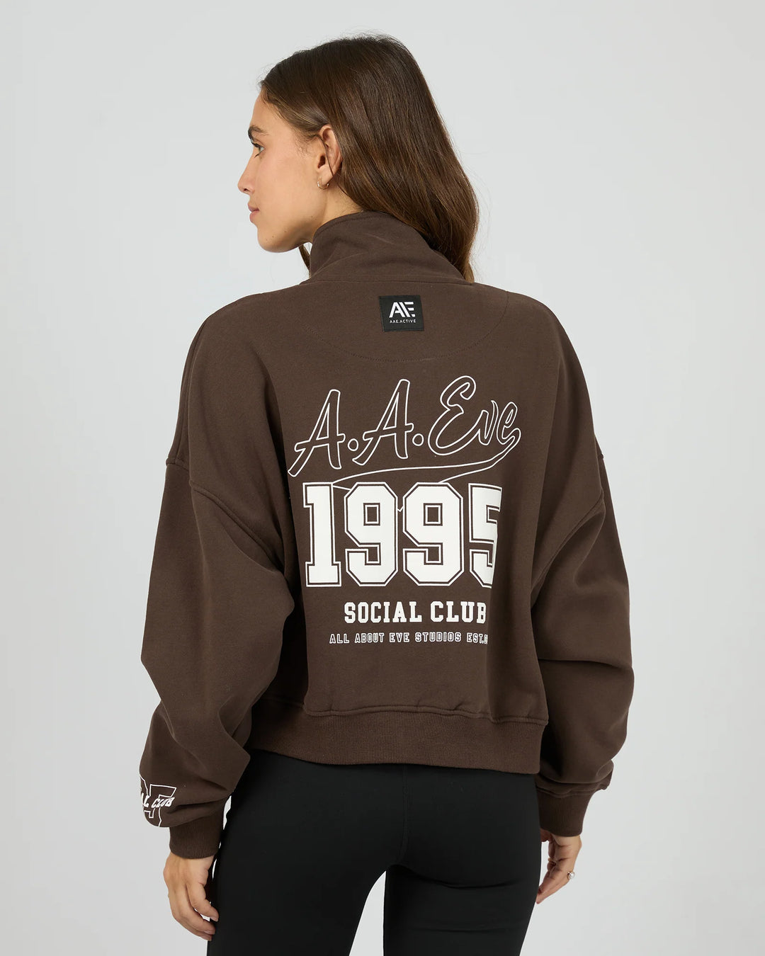 All About Eve Team 1/4 Zip - Brown