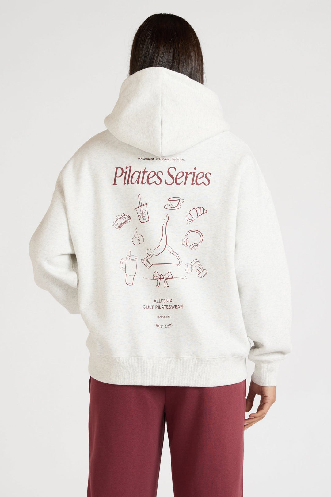 Allfenix Series Hoodie - White Marle