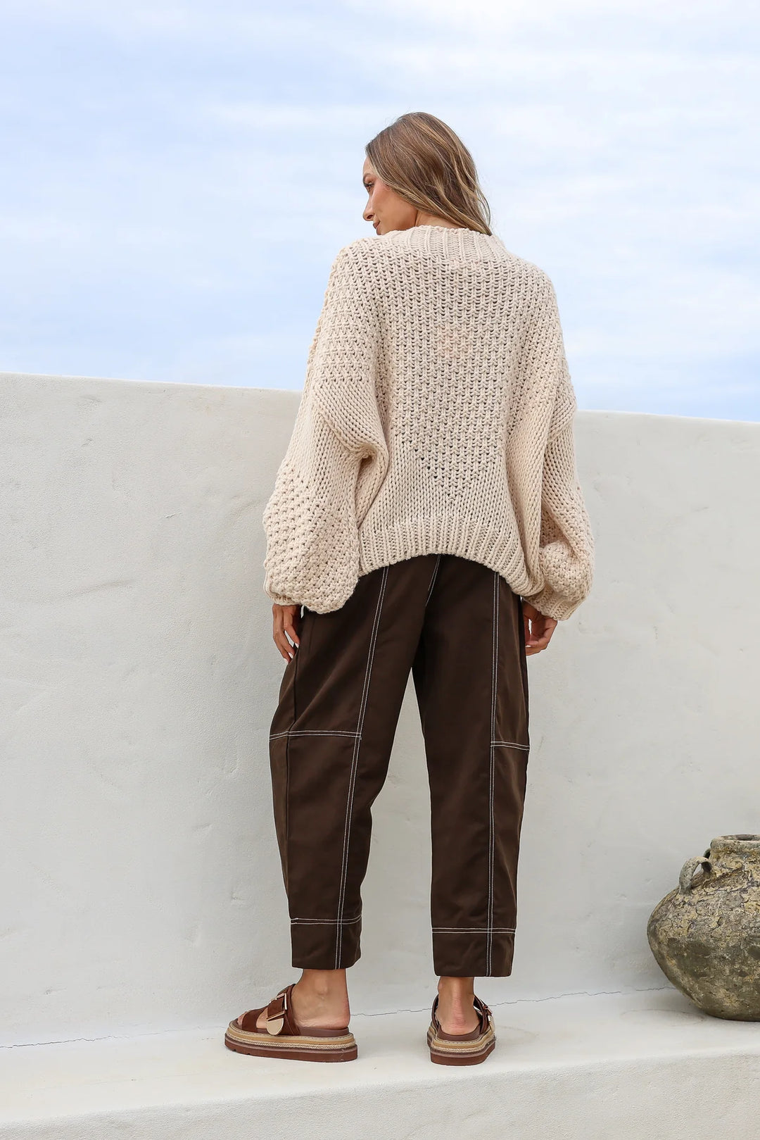 BTL Dina Pants - Chocolate