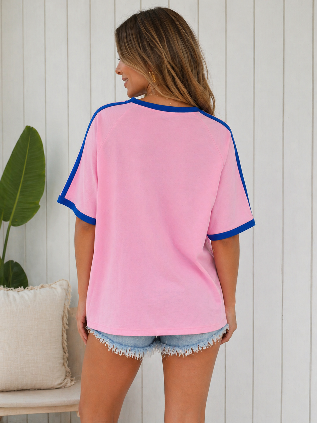 By Frankie Surf Club T-Shirt - Pink