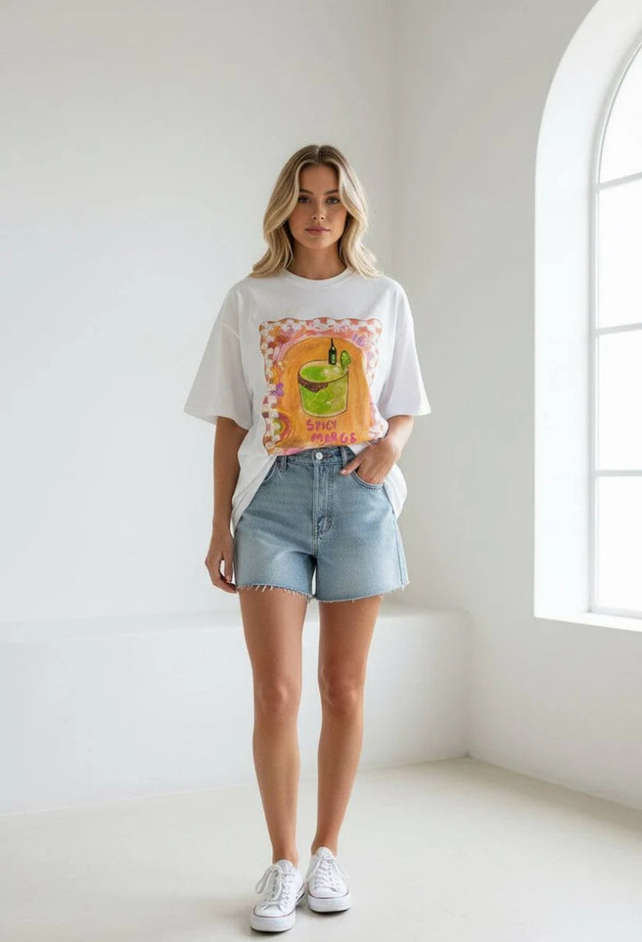 By Frankie Spicy Margs Oversized Tee