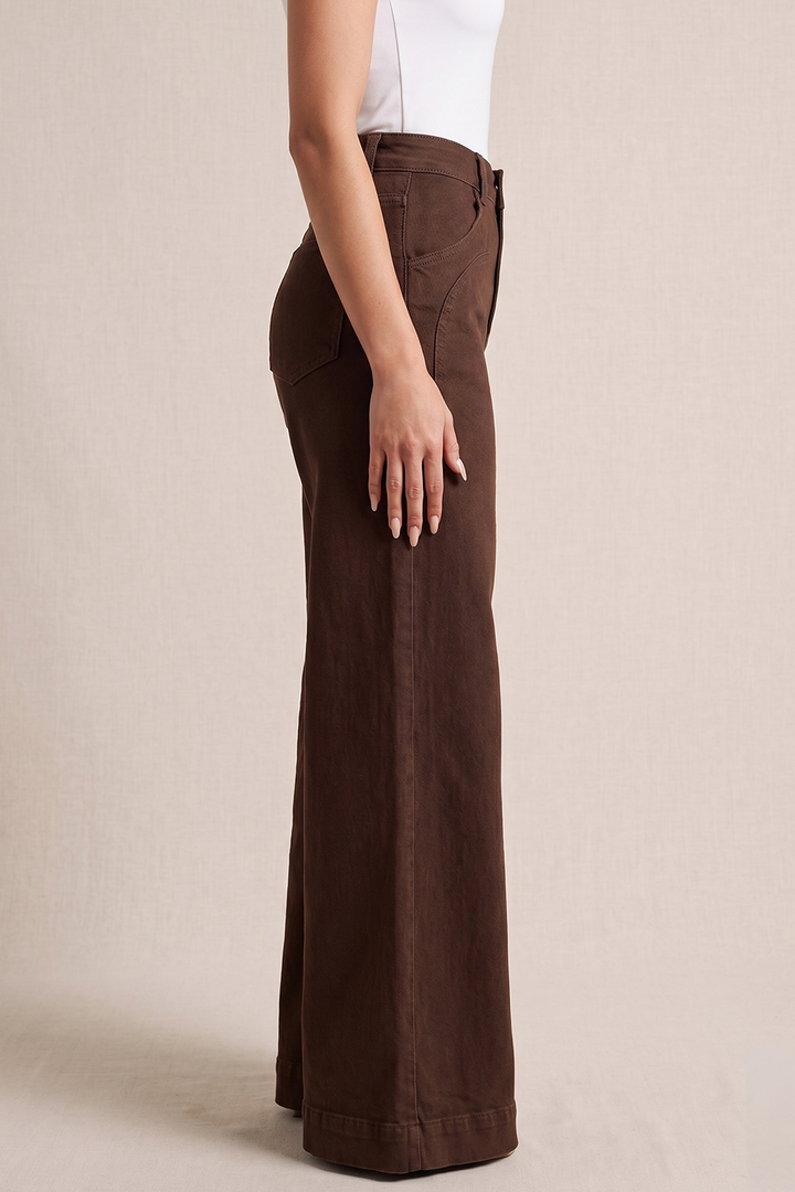 Country Denim Straight Leg Jeans - Chocolate