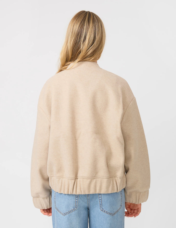 Stella &amp; Gemma Bomber Jacket - Oat