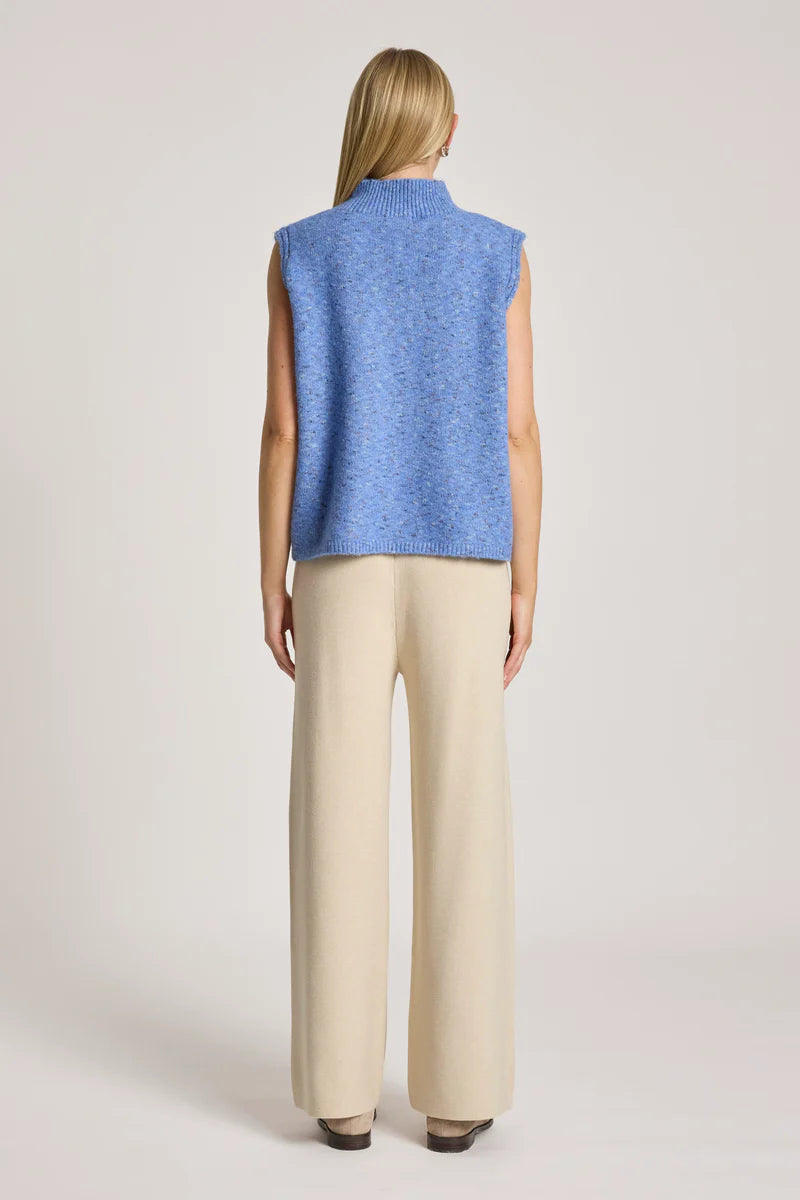 Eb + Ive Zarda Knit Vest - Lake