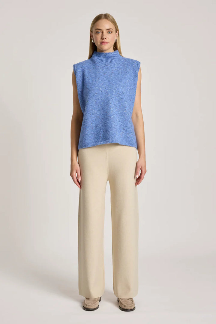 Eb + Ive Zarda Knit Vest - Lake