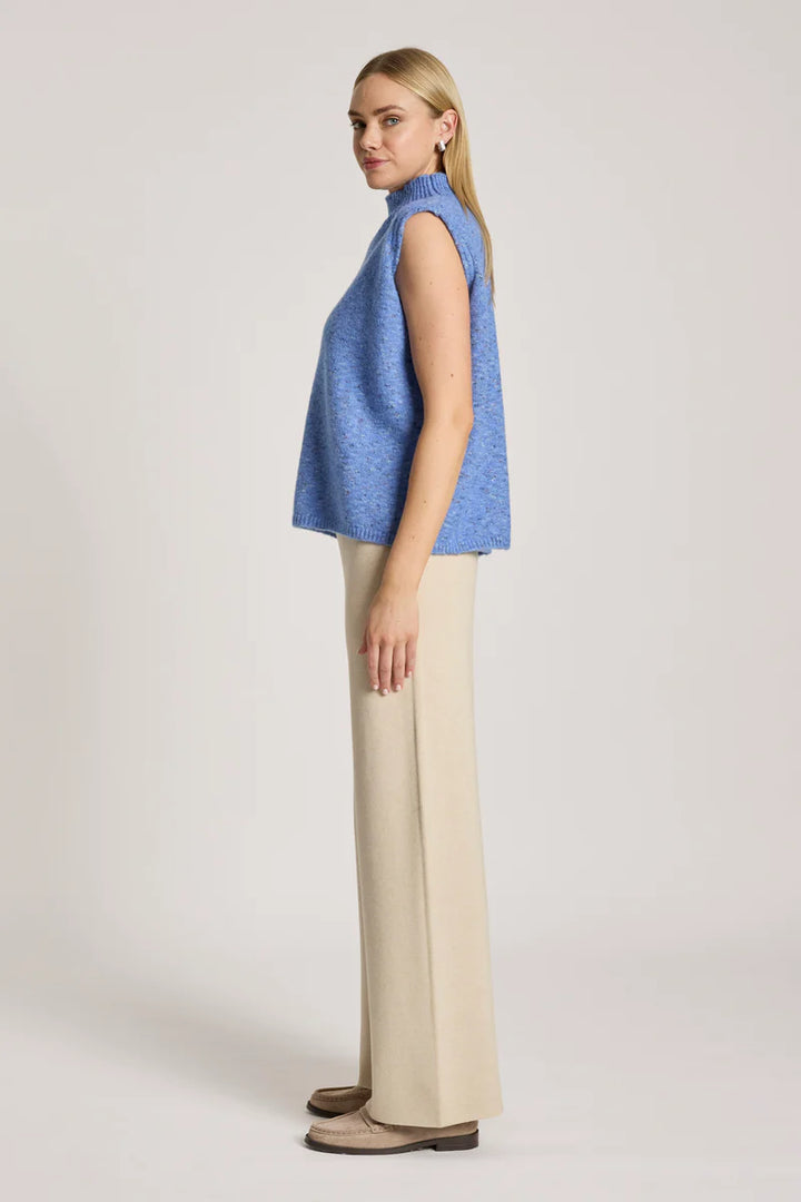 Eb + Ive Zarda Knit Vest - Lake