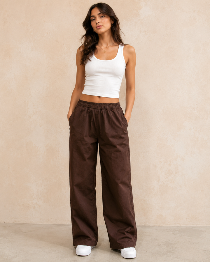 Ebby &amp; I Oasis Denim Pant - Chocolate