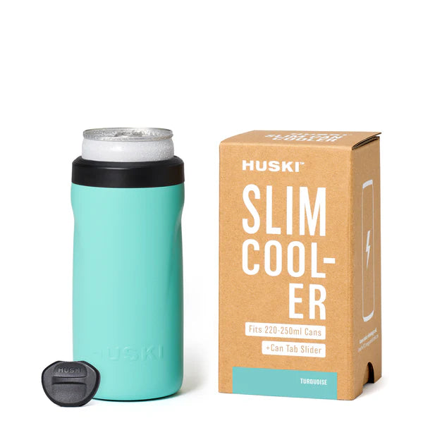 Huski Slim Can Cooler - Turquoise