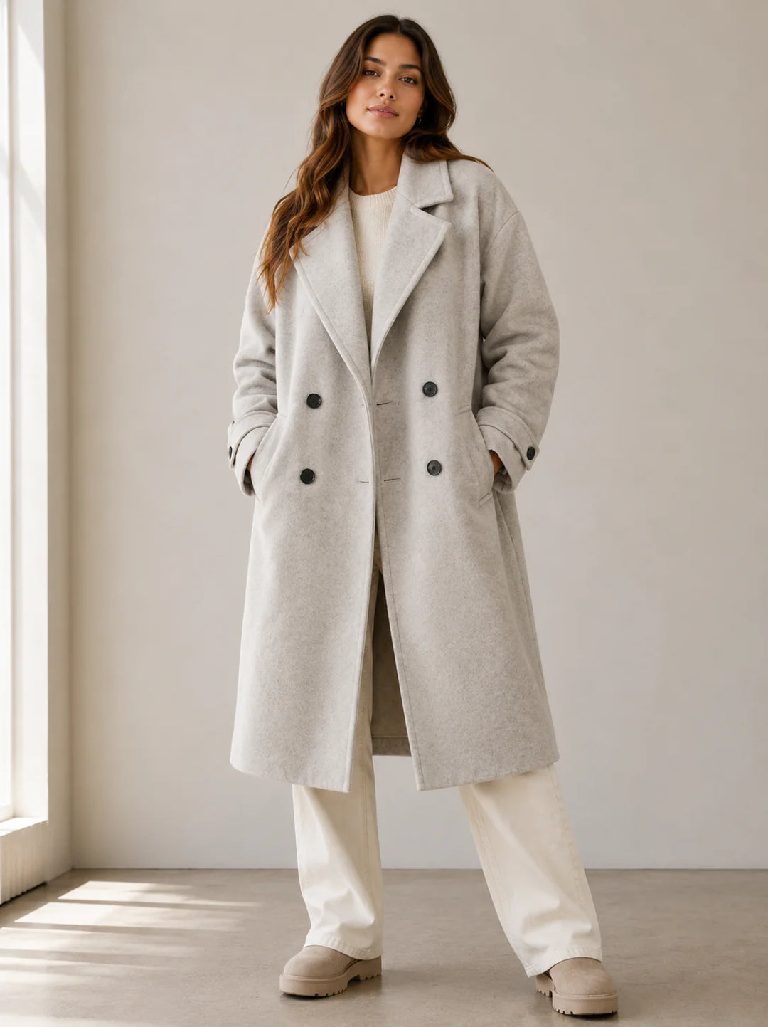 Smaibulun Long Coat - Grey