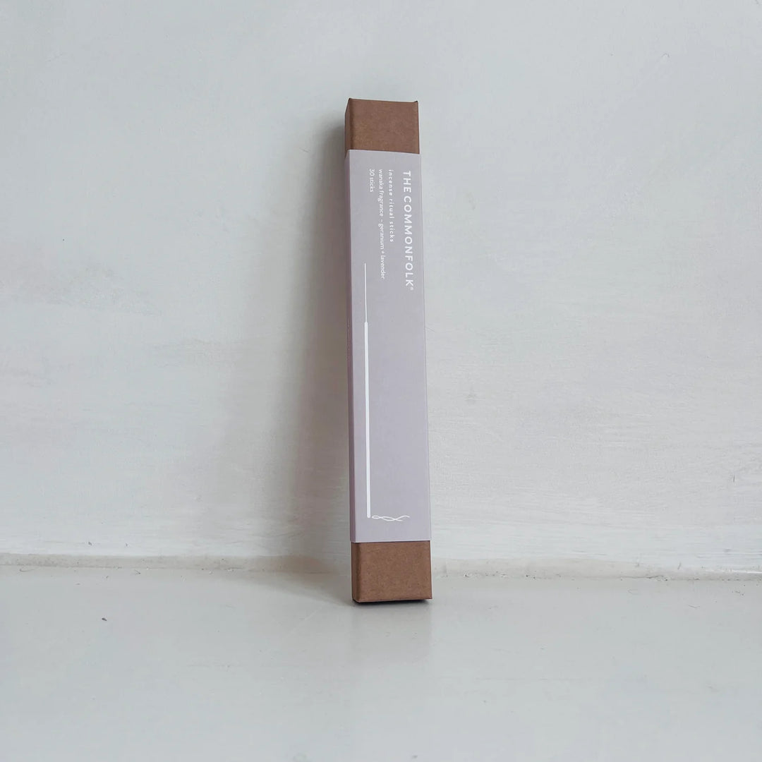 The Commonfolk Incense Sticks - Geranium + Lavender