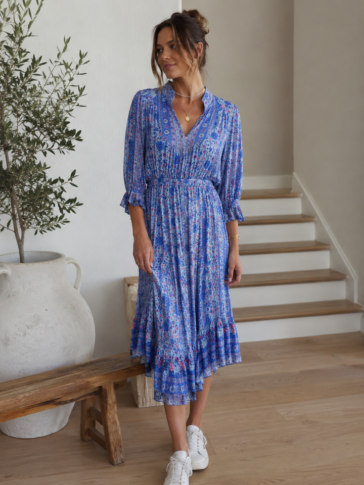 Jaase Kai Print Jasmine Midi Dress