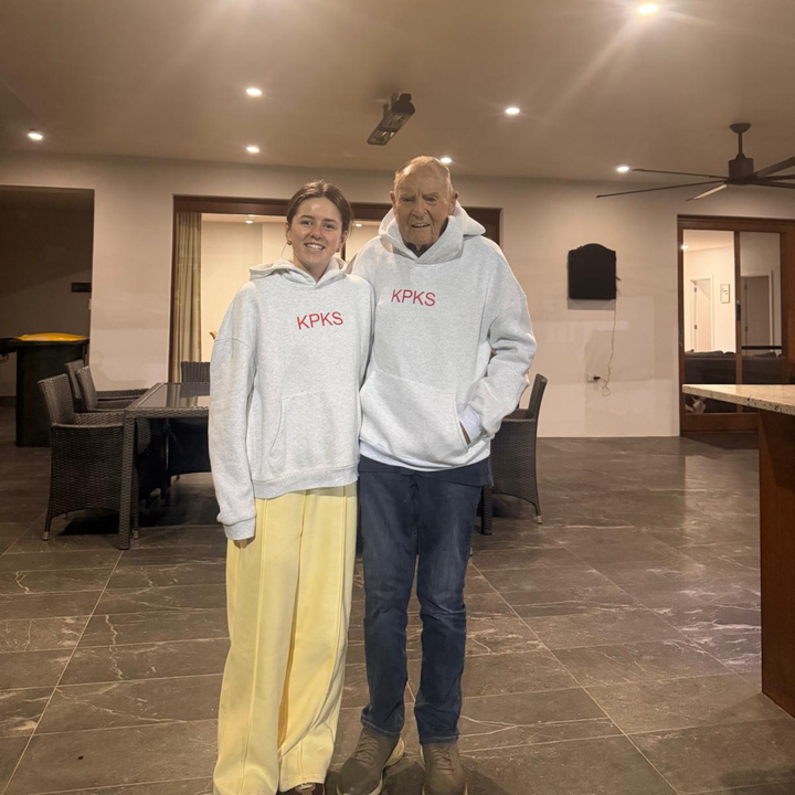 KPKS Keep Positive Keep Smiling Hoodie – Grey Marle