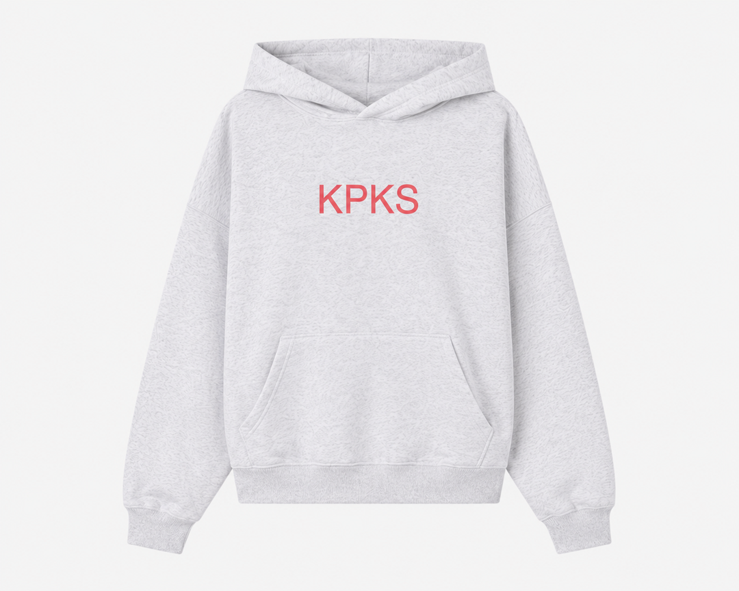 KPKS Keep Positive Keep Smiling Hoodie – Grey Marle