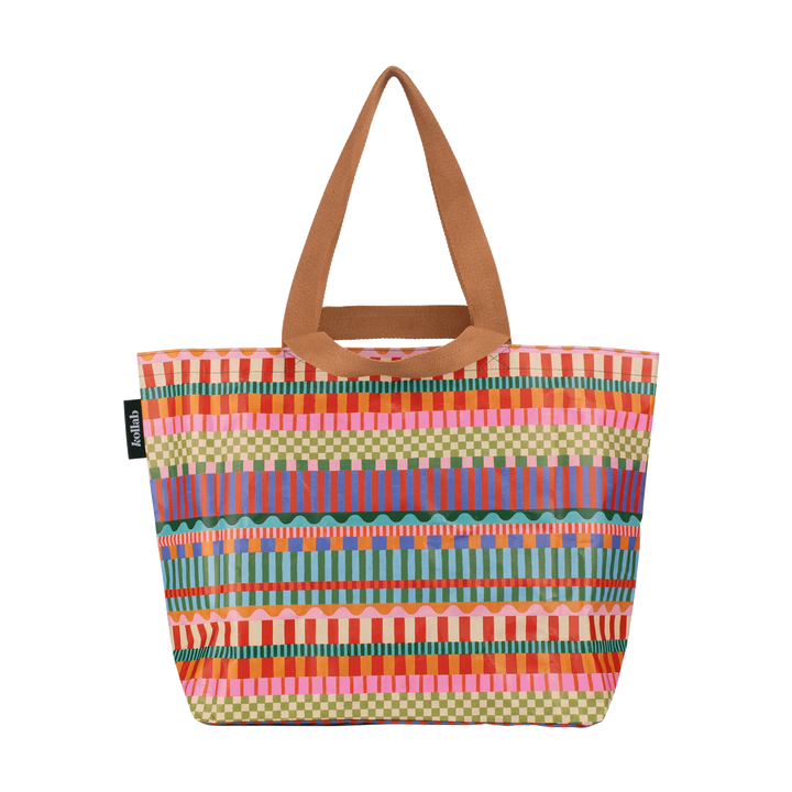 Kollab Beach Bag - Blocks &amp; Stripe