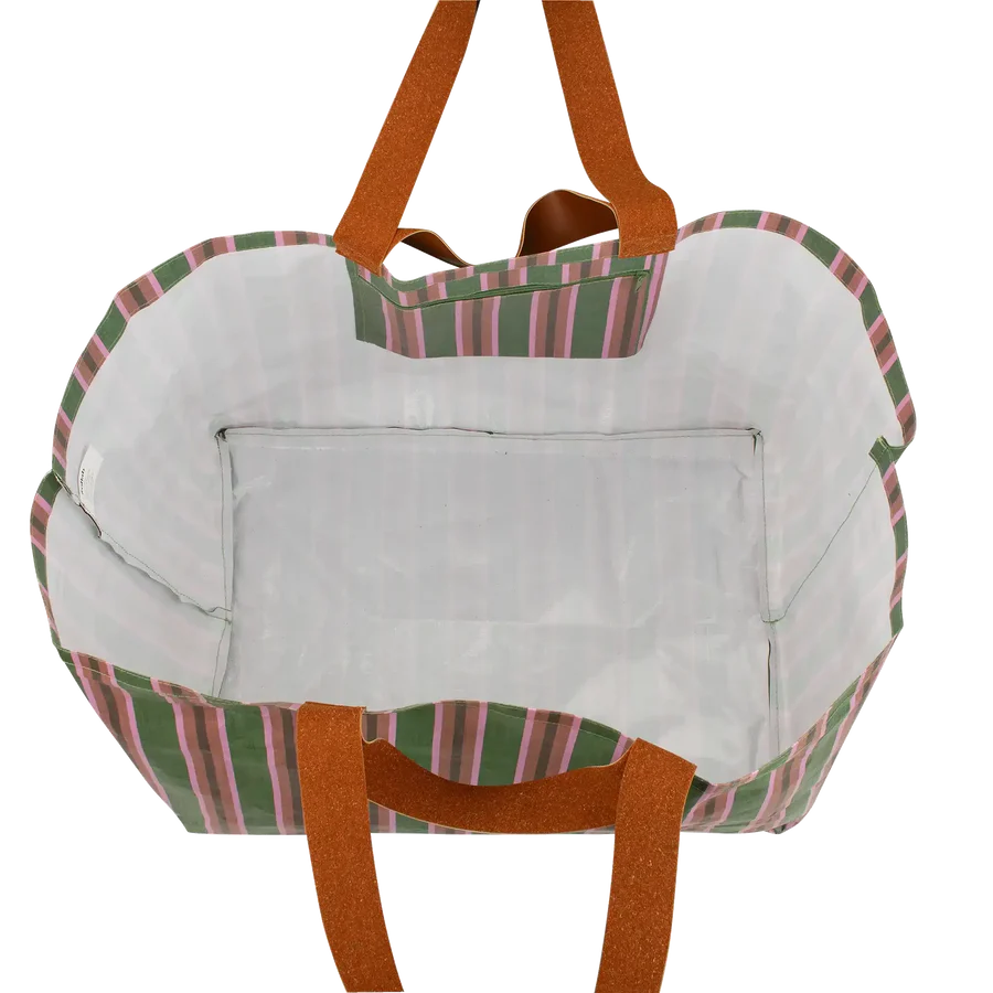 Kollab Beach Bag - Forest Stripe