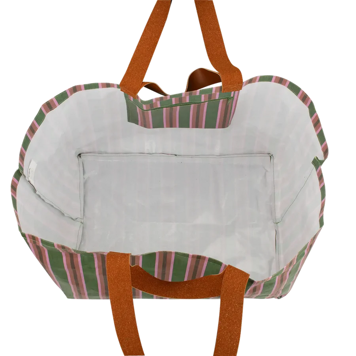 Kollab Beach Bag - Forest Stripe