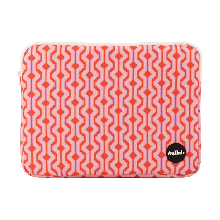 Kollab Laptop Case - Cherry Zig Zag