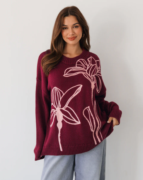 Label of Love Floral Knit