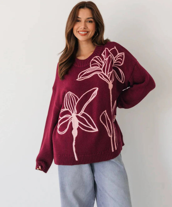 Label of Love Floral Knit
