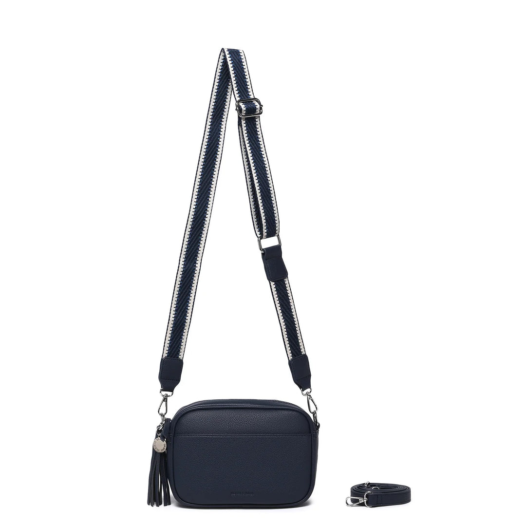 Black Caviar Navy Crossbody Bag
