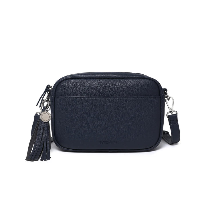 Black Caviar Navy Crossbody Bag