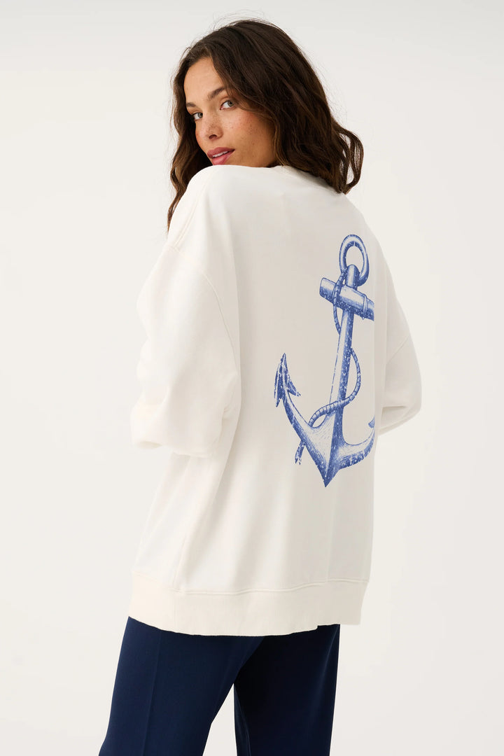 Cartel and Willow Nina Sweater - White Anchor