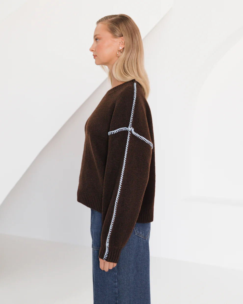 Paper Heart Sharon Knit - Chocolate