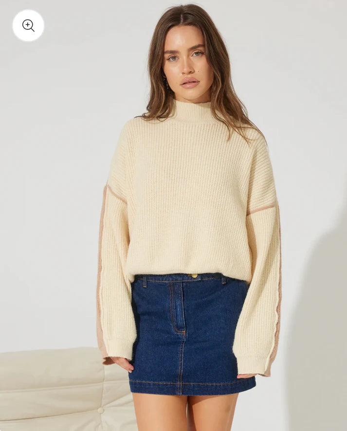 Peach &amp; Parla Xanthe Knit Splice