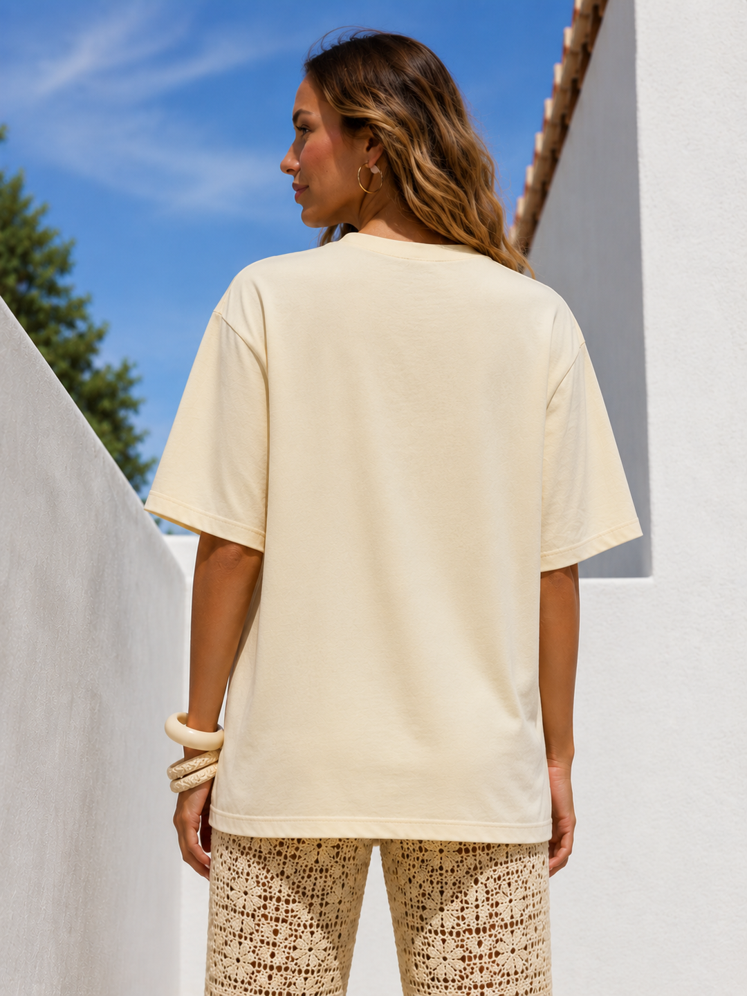 Peach &amp; Parla Varsity Top