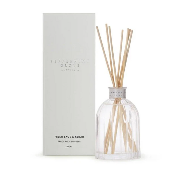 Peppermint Grove Diffuser - Fresh Sage Cedar