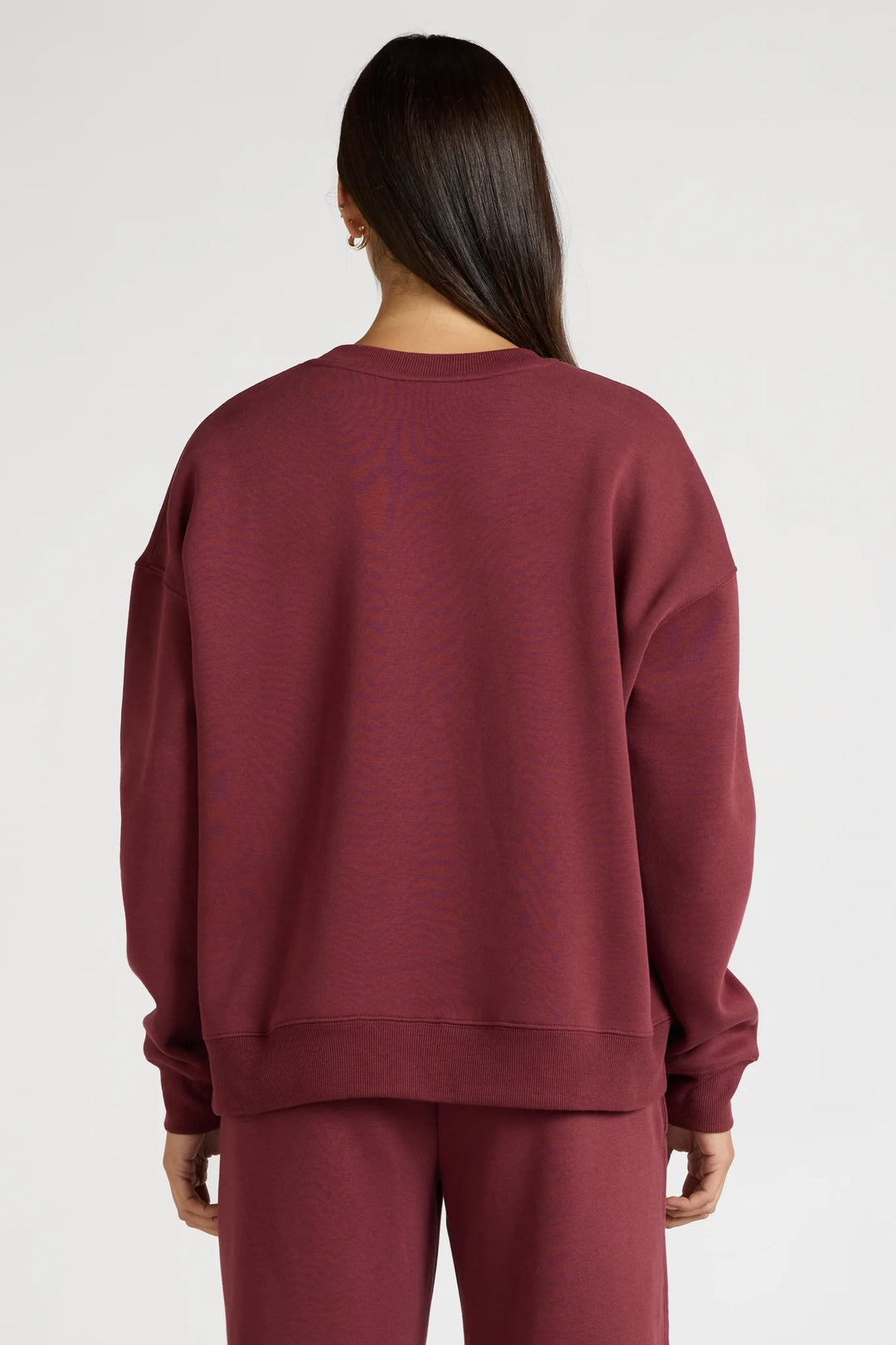 Allfenix Pilates Series Crew Sweat - Burgundy