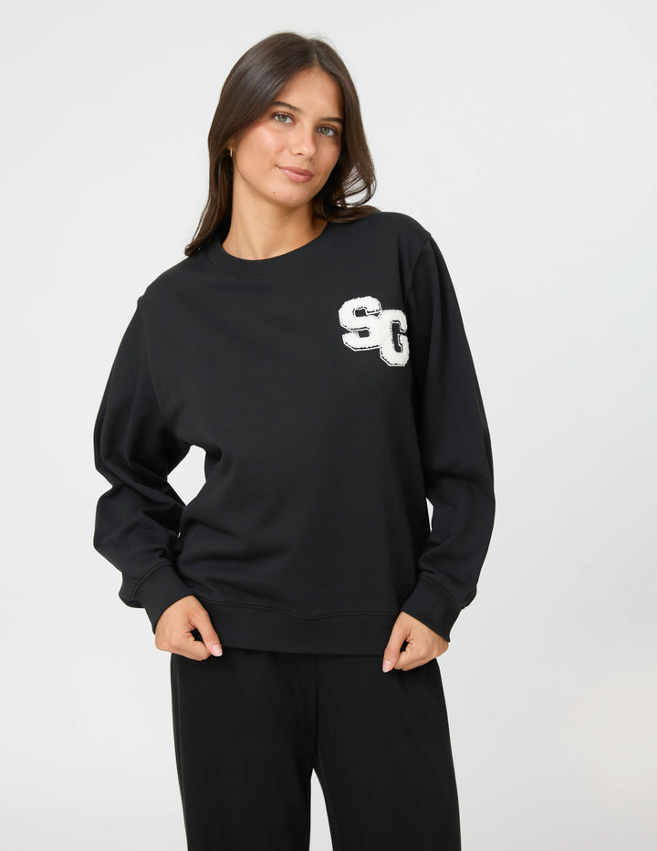 Stella &amp; Gemma Essential Sweatshirt Kappa - Black