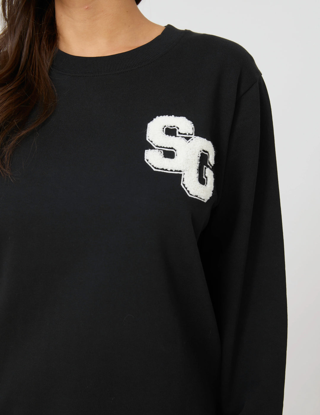 Stella &amp; Gemma Essential Sweatshirt Kappa - Black