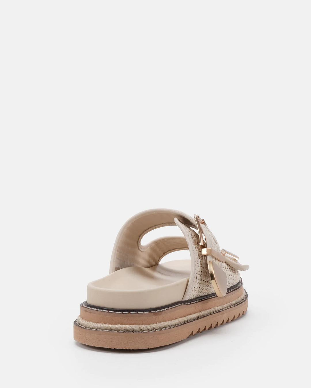 Novo Shawn Sandal - Cream Raffa