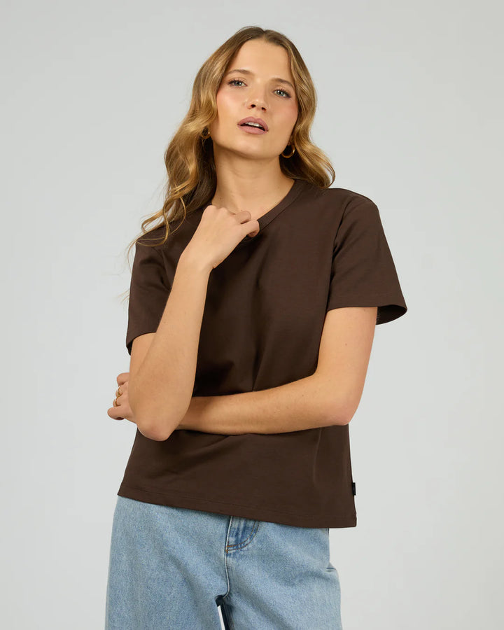 Silent Theory Regular Tee - Chocolate