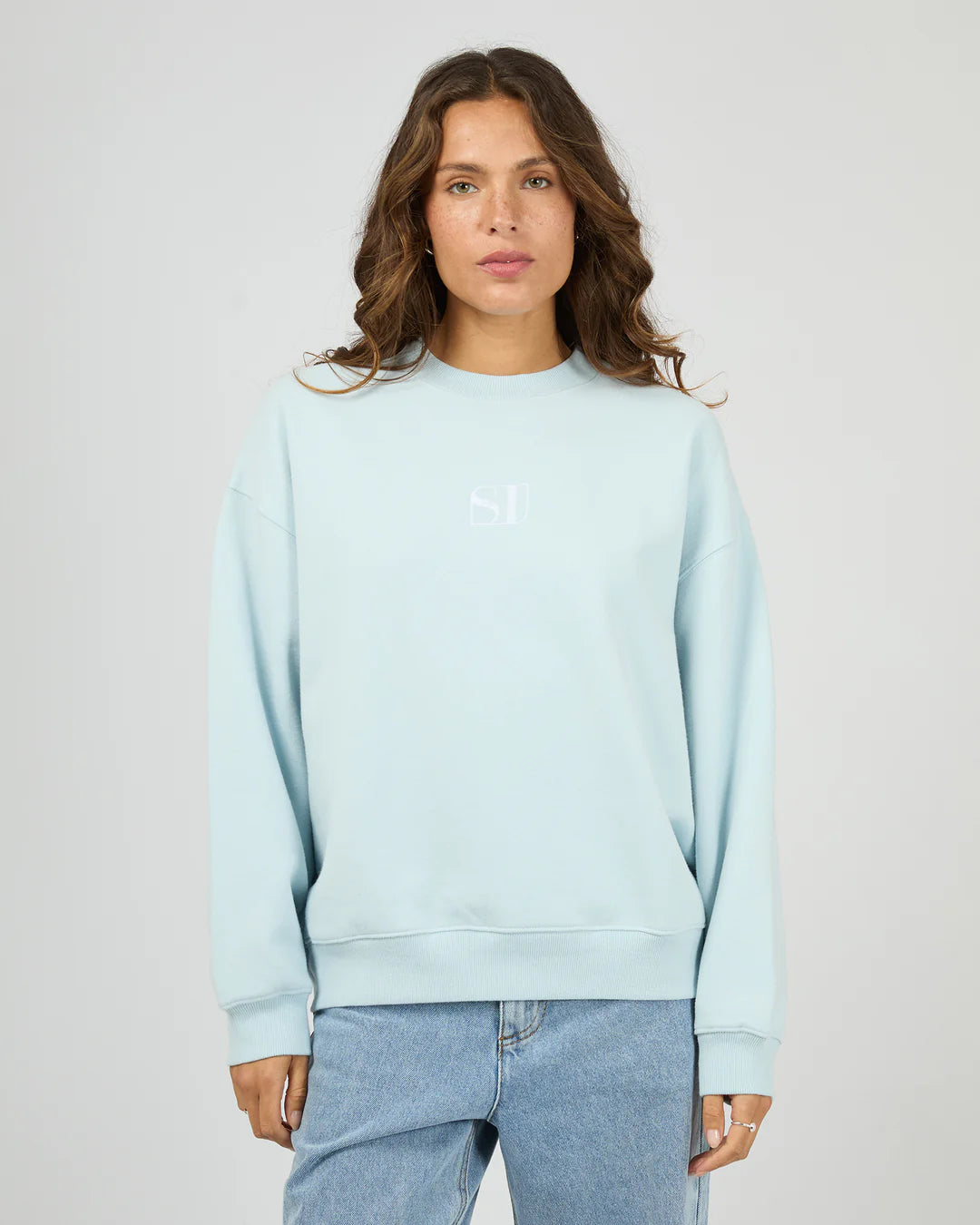 Silent Theory Silent Luxe Crew - Light Blue