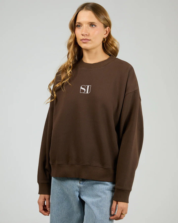 Silent Theory Silent Luxe Crew - Chocolate