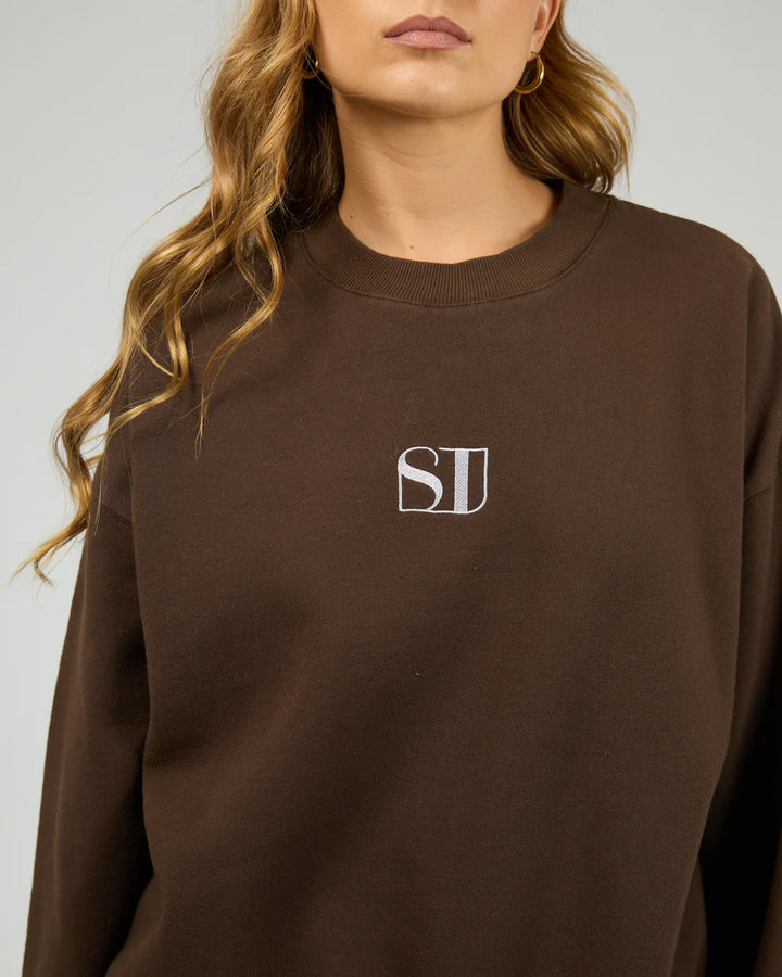 Silent Theory Silent Luxe Crew - Chocolate