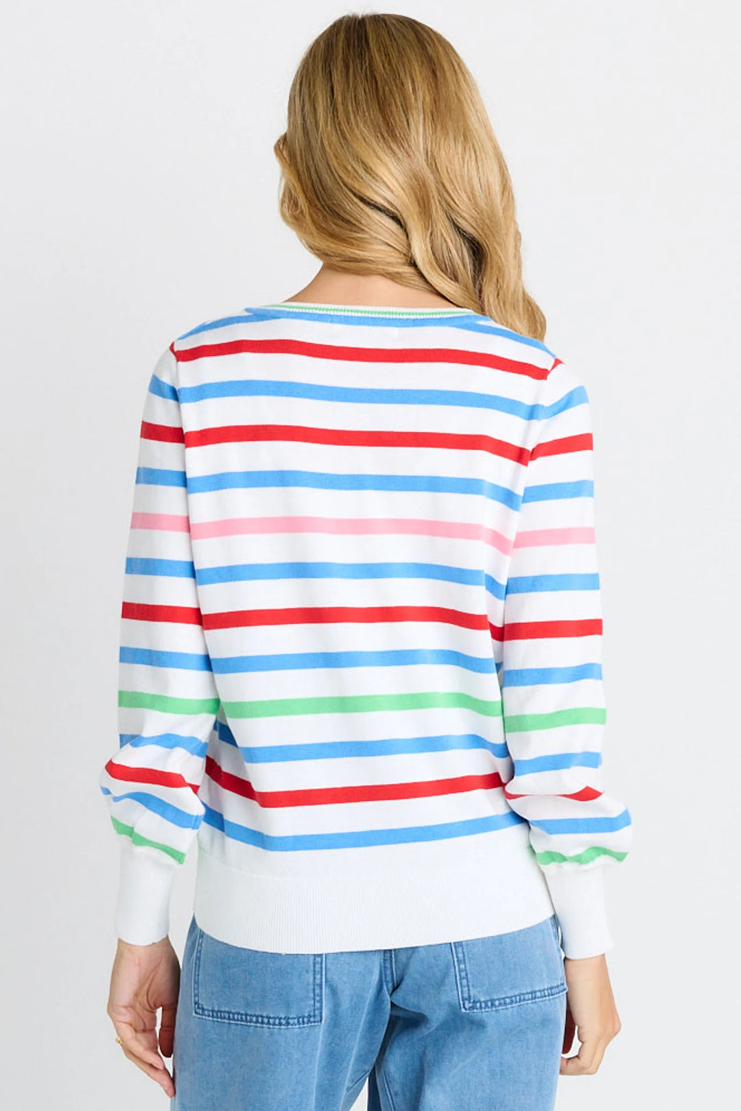 Betty Basics Sorbet Stripe Indie Knit Sweater