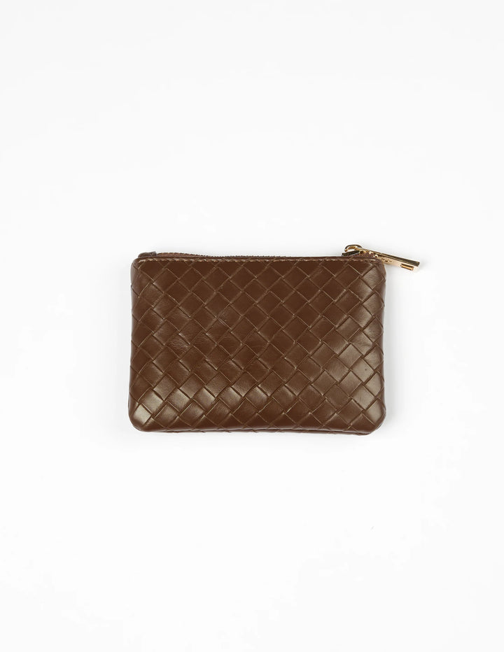 Stella &amp; Gemma Logo Coin Purse - Espresso