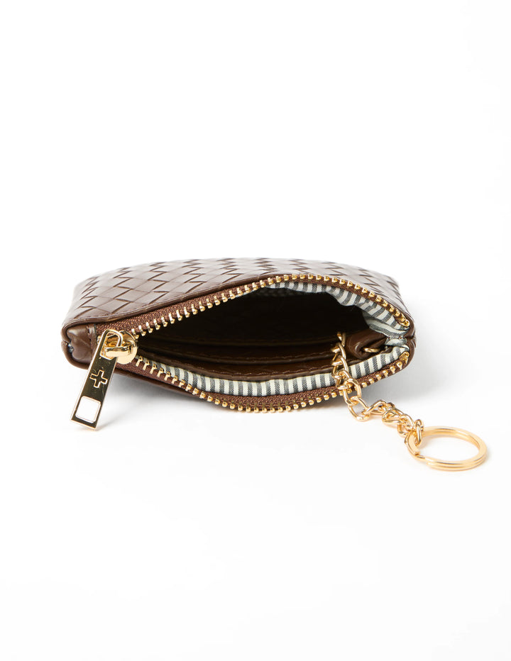 Stella &amp; Gemma Logo Coin Purse - Espresso
