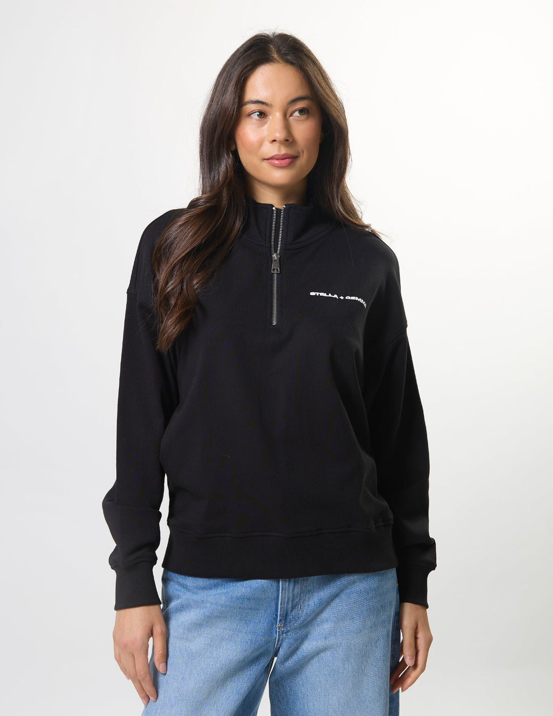 Stella &amp; Gemma Newport Pocket Sweatshirt - Black Rotation